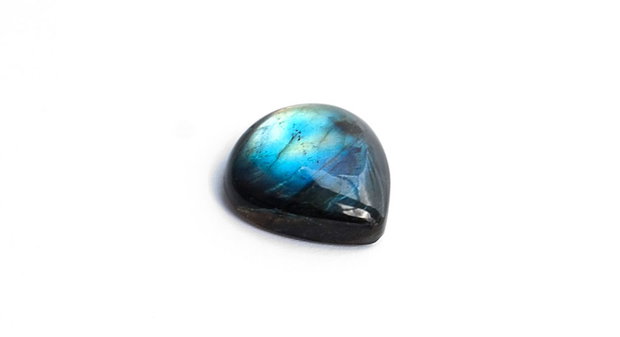 Cabochon Labradorit bicolor - Lacrima