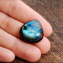 Cabochon Labradorit bicolor - Lacrima