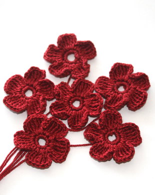 7  floricele crosetate