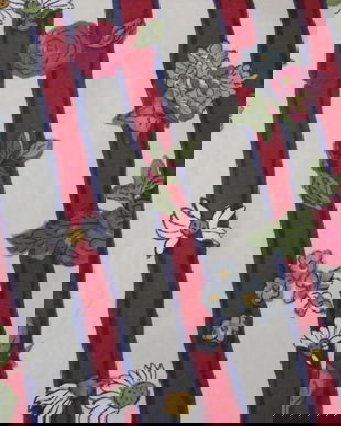 Set 2 draperii cu flori