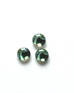 Cabochon sticla 12 mm. Cabochon bufnita
