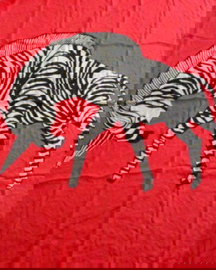 batic esarfa cu zebra?