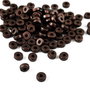 10b rondele lemn natur maro inchis 8x3,5mm AG0018