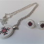 Set bijuterii cu model popular romanesc