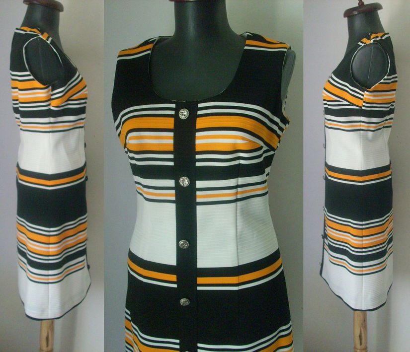 ROCHIE 60S JERSE GROS STRIPE