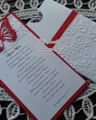 Invitatie fluturas