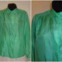 BLUZA DIN MATASE NATURALA ,VERDE MENTA