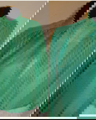 BLUZA DIN MATASE NATURALA ,VERDE MENTA