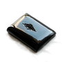 Cabochon Agat negru  cu formatiuni de cristale druzy