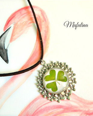 Colier Clover Hearts