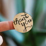 Stickere - Thank You - kraft - 24 buc
