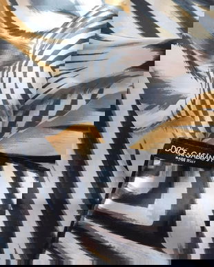 DOLCE& GABANNA -  ESARFA ORIGINALA MATASE NATURALA