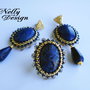REZERVAT - Set cercei si inel Lapis Lazuli