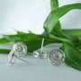 Baza cercei, argint 925 si cubic zirconia (1)