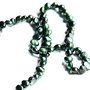 Sirag perle  [ Verde inchis ] - 35 cm
