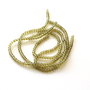 Lot margele din sticla, 3-4 mm, transparente, olive
