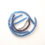 Lot margele din sticla, 3-4 mm, transparente