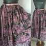 FUSTA AMPLA STOFA LANA FLORAL