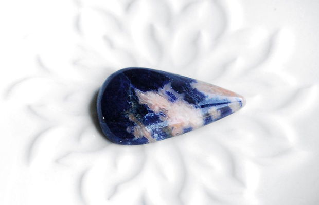 Cabochon  Sodalit  Navy - Lacrima