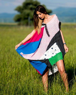 rochie/bluza sac peticita
