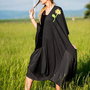 rochie sac maxi cu parte tricotata
