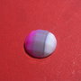 Cabochon 2 rotund din agata fatetata in nuante de roz - alb - gri
