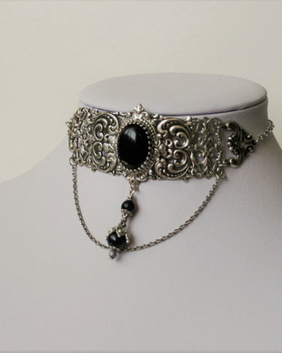 Choker cu agată neagră - rezervat