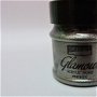 Vopsea acrilica metalizata Glamour- 50 ml- negru-argintiu