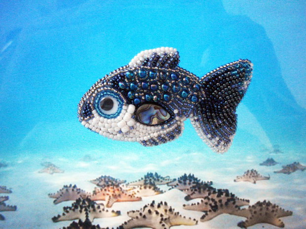 REZERVAT - ''Blue fish" - Brosa