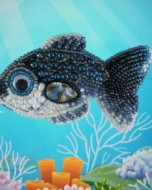 REZERVAT - ''Blue fish" - Brosa