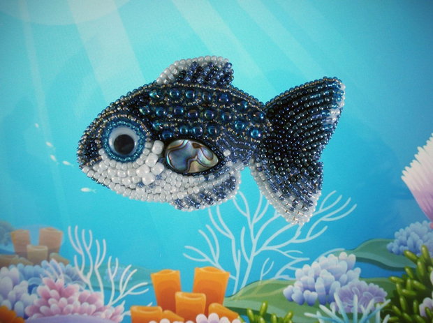REZERVAT - ''Blue fish" - Brosa