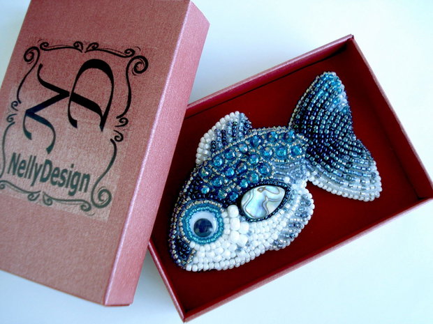 REZERVAT - ''Blue fish" - Brosa