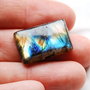 Cabochon Labradorit  spectrolit  - rectangular - superb