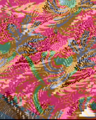 Cupon bumbac imprimeu exotic