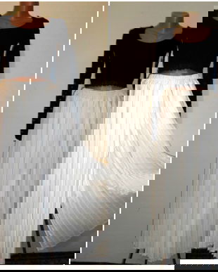 FUSTA PANTALON PLISATA