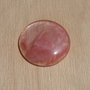 Cabochon rotund mare din Cuart Cherry aprox 6x30 mm