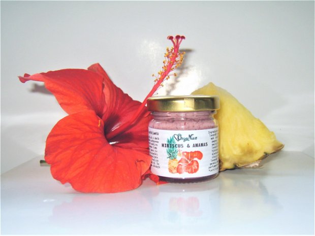 Cremă-mască exfoliantă Hibiscus&Ananas