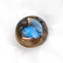 Cabochon Labradorit  Albastru  13 mm