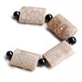 Lot  margele coral fosilic - Nipomo