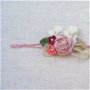 Bentita elastica cu floare roz