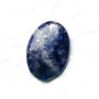 Cabochon  Sodalit natural  cu incluziuni de pirit