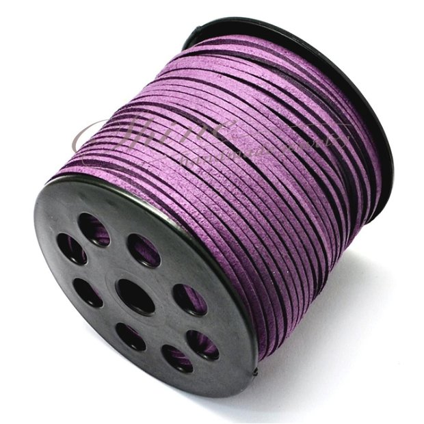 Snur Suede Purple, 3.0x1.4mm