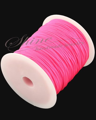 Snur nailon Deep Pink, 1mm