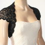 Bolero tricotat negru
