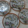 Set 4 farfurii portelan pictate manual