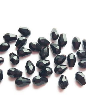 LMS500 - margele sticla negre