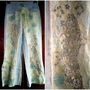 JEANS CU DANTELA