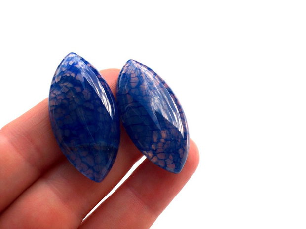Cabochon agata dragon veins2