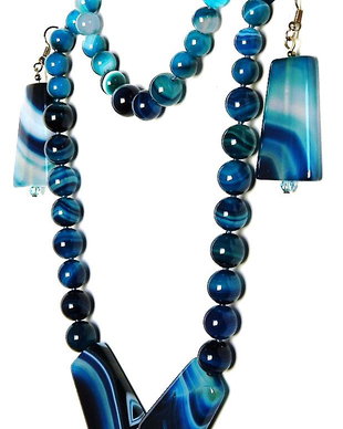 Blue Brasil Agate (cod 676)