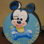 Cutie de dar botez Baby mickey